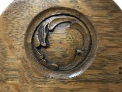 Liberty & Co., Ten Arts & Crafts Oak Dining Chairs with Stylised Floral Details - Thumbnail 10
