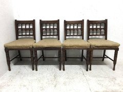 Bruce Talbert, for Gillows. Set of 10 Aesthetic Movement Walnut Dining Chairs - Thumbnail 4