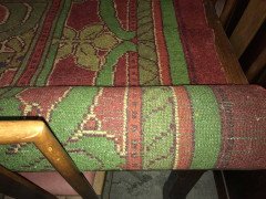 C. F. A Voysey. Rare Arts & Crafts 'Donnemara' Donegal Rug, with Roses & Tulips. - Thumbnail 9