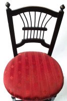 Morris & Co. A Pair of Ebonised Sussex Chairs Designed by Dante Gabriel Rossetti - Thumbnail 2