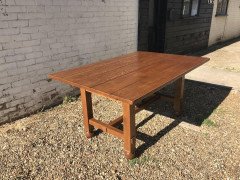 Liberty & Co., Style of. C. F. A. Voysey, Arts & Crafts Oak Dining Set with Ball Finials - Thumbnail 16