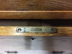 Harris Lebus Arts & Crafts Oak Chest of Drawers with Floral Detailed Handles - Thumbnail 5