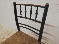Phillip Webb for William Morris, an Original Pair of Sussex Ebonised Side Chairs - Thumbnail 13