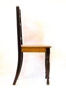 Bruce Talbert. Aesthetic Movement Hall Chair with Minton's tile by Dr. C Dresser - Thumbnail 3