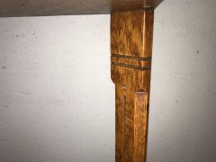 Charles Bevan for Marsh Jones & Cribb. A Gothic Revival Oak Corner Piece - Thumbnail 12