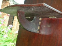 Shapland & Petter Arts & Crafts Fold Down Desk with a Stylised Copper Panel - Thumbnail 10