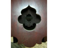 Shapland & Petter Arts & Crafts Fold Down Desk with a Stylised Copper Panel - Thumbnail 11