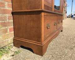 Liberty & Co., an Arts & Crafts Oak Double Wardrobe with Stylised Floral Inlays - Thumbnail 8
