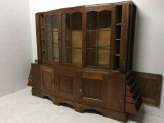 An Important Breakfront Bookcase/Cabinet Designed by E Barnsley, Exhibited 1982 - Thumbnail 2