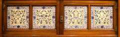 L. Foreman Day, attributed. Arts & Crafts Tiled Wall Cabinet - Thumbnail 5