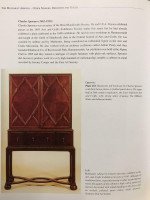 Charles Spooner Arts & Crafts Oak Secretaire Cabinet with Serpentine Stretchers - Thumbnail 21