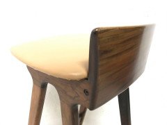 Erik Buck Chr. Christensens Mobelfabrik I/S Vamdrup Design Rosewood Bar Stool - Thumbnail 8
