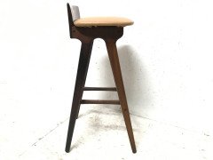 Erik Buck Chr. Christensens Mobelfabrik I/S Vamdrup Design Rosewood Bar Stool - Thumbnail 5