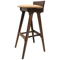 Erik Buck Chr. Christensens Mobelfabrik I/S Vamdrup Design Rosewood Bar Stool - Thumbnail 1