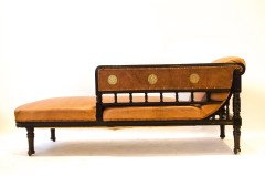E. W. Godwin attributed. An Anglo-Japanese Ebonised Chaise Longue - Thumbnail 2