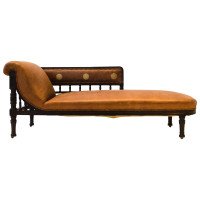 E. W. Godwin attributed. An Anglo-Japanese Ebonised Chaise Longue - Thumbnail 1