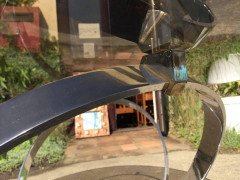 Heavy Gage Modernist 1970s Chrome Coffee Table In the style of Knut Hesterberg - Thumbnail 7