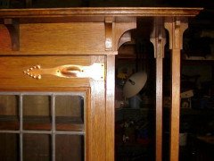 Near Pair of Oak Arts & Crafts Bookcases by Liberty & Co. - Thumbnail 4