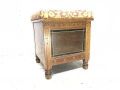 Bruce Talbert, attributed. Gillow & Co., A Gothic Revival Polychrome Painted Davenport - Thumbnail 5