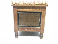 Bruce Talbert, attributed. Gillow & Co., A Gothic Revival Polychrome Painted Davenport - Thumbnail 4