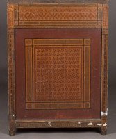 Bruce Talbert, attributed. Gillow & Co., A Gothic Revival Polychrome Painted Davenport - Thumbnail 7