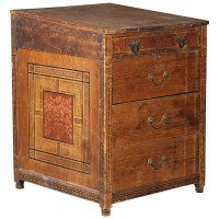 Bruce Talbert for Gillow & Co., attributed, Gothic Revival Polychrome Davenport