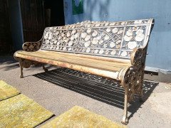 Coalbrookdale Aesthetic Movement Cast Iron Garden Bench, Circa 1866 - Thumbnail 4