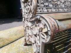 Coalbrookdale Aesthetic Movement Cast Iron Garden Bench, Circa 1866 - Thumbnail 17