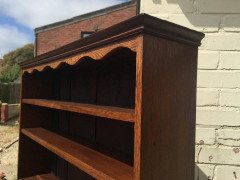 Arts & Crafts Craftsman Made Simple Oak Dresser with Decorative Shaped Top - Thumbnail 5