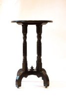 Bruce Talbert attri, for Gillows & Co. Aesthetic Movement Circular Wine Table - Thumbnail 3