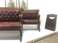 A. W. N. Pugin Important Oak Gothic Revival Bench From Abney Hall - Thumbnail 4