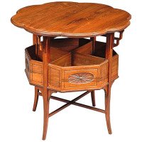E. W. Godwin Attributed, for Collinson & Lock. An Anglo-Japanese Rosewood Side Table