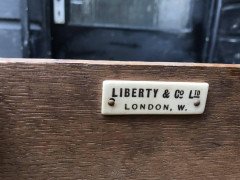 Arts & Crafts Oak Treble Wardrobe with Five Drawers by Liberty & Co - Thumbnail 10