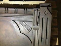 William Burges by Francis Skidmore, Gothic Revival Cast Iron Fire Insert - Thumbnail 5