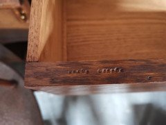 Heal's. An Arts & Crafts Oak Chest of Drawers, Stamped Heal's of London - Thumbnail 6