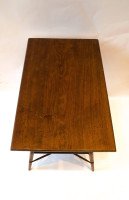 Rare Pair of Anglo-Japanese two-tier Walnut Side Tables by Jas Shoolbred - Thumbnail 4
