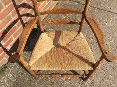 A Cotswold School Arts & Crafts Ash Armchair Attributed, to Edward Gardiner - Thumbnail 4