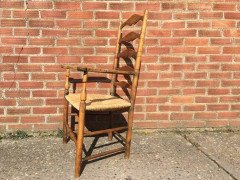 A Cotswold School Arts & Crafts Ash Armchair Attributed, to Edward Gardiner - Thumbnail 5
