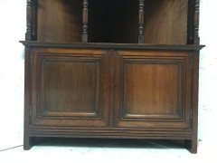 Liberty & Co. A Moorish Walnut Corner Cupboard with Musharabieh Turned Details - Thumbnail 8