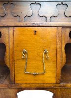 E. W. Godwin for William Watt, Anglo-Japanese Walnut Desk. - Thumbnail 4