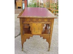 E. W. Godwin for William Watt, an Anglo-Japanese Walnut Desk. - Thumbnail 3