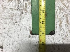 Gothic Revival, Pair of Cast Iron Hinges with Painted Green Finish (c.1875) - Thumbnail 5
