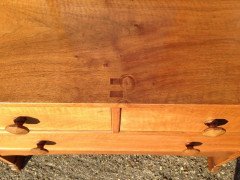Edward Barnsley, an Arts & Crafts Cotswold School Handmade Walnut Dressing Table - Thumbnail 7