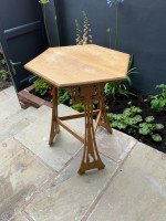 Arts & Crafts Liberty & Co. 'Sigebert' Oak Side Table - Thumbnail 6