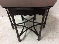Arts & Crafts Flame Mahogany Centre / Side Table In the style of Charles Spooner - Thumbnail 2