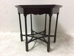 Arts & Crafts Flame Mahogany Centre / Side Table In the style of Charles Spooner - Thumbnail 5