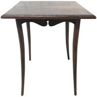 E. W. Godwin Style, Petite Anglo-Japanese Rosewood Side Table with Splayed Legs