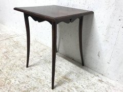 E. W. Godwin Style, Petite Anglo-Japanese Rosewood Side Table with Splayed Legs - Thumbnail 3