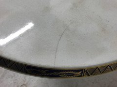 Rare Anglo-Japanese Side Table with the Original Royal Worcester Porcelain Plate - Thumbnail 7