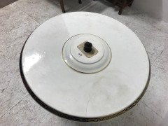 Rare Anglo-Japanese Side Table with the Original Royal Worcester Porcelain Plate - Thumbnail 4